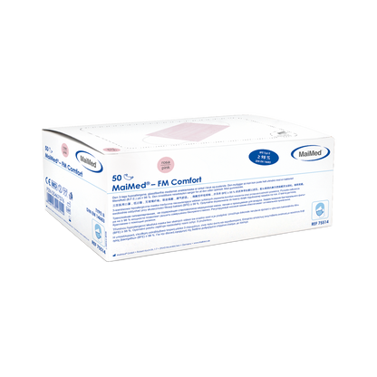 Mascherina chirurgica MaiMed-FM Comfort, non sterile, 3 veli, 50 pezzi/scatola