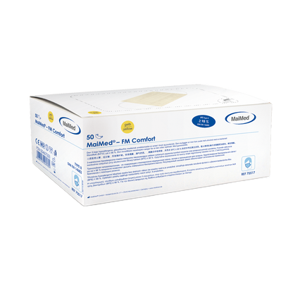 Mascherina chirurgica MaiMed-FM Comfort, non sterile, 3 veli, 50 pezzi/scatola