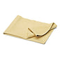 Un camoscio beige Nölle Profi Brush (78 x 56 cm, pelle di pecora), leggermente irregolare ai bordi, si trova su uno sfondo bianco - ideale per una pulizia senza striature. Marca: Nölle Profi Pinsel Bürsten- & Pinseltechnik e.K.