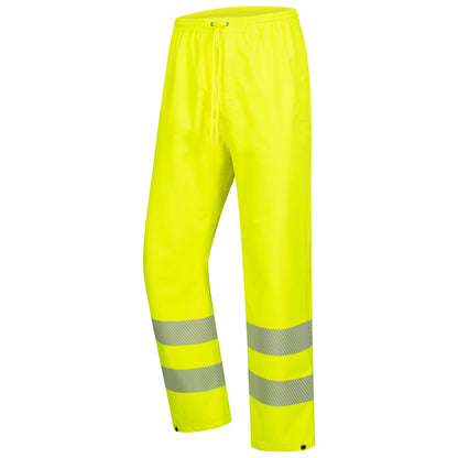 NITRAS MOTION TEX VIZ PLUS, pantaloni antipioggia ad alta visibilità