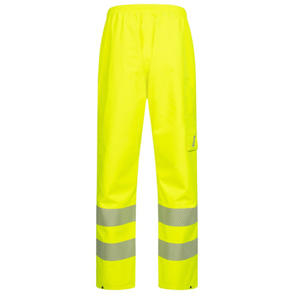 NITRAS MOTION TEX VIZ PLUS, pantaloni antipioggia ad alta visibilità