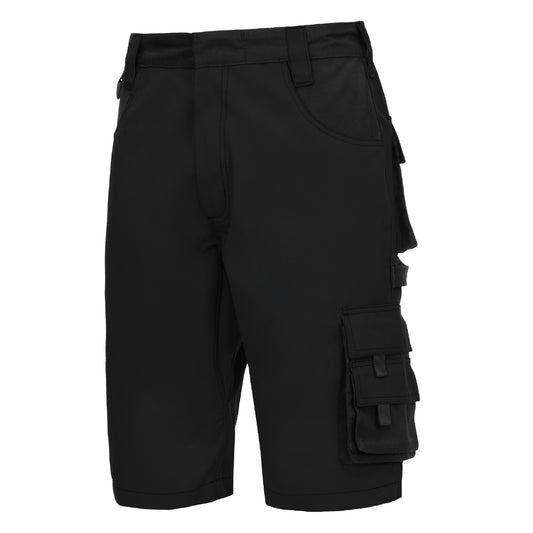 NITRAS MOTION TEX PLUS, pantaloni da lavoro, corti, neri