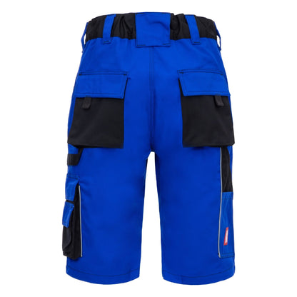NITRAS MOTION TEX PLUS, pantaloni da lavoro, corti, blu royal/nero