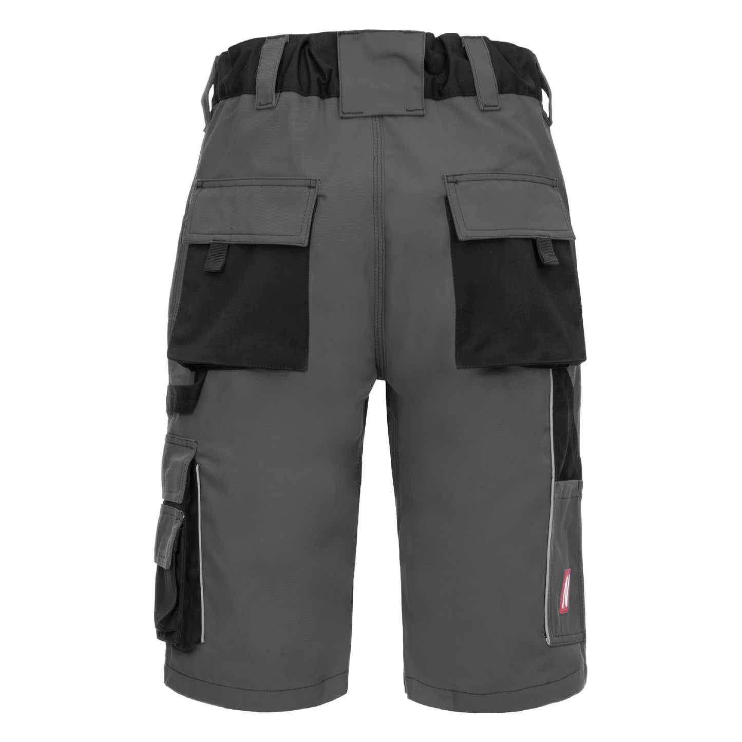 NITRAS MOTION TEX PLUS, pantaloni da lavoro, corti, grigio/nero