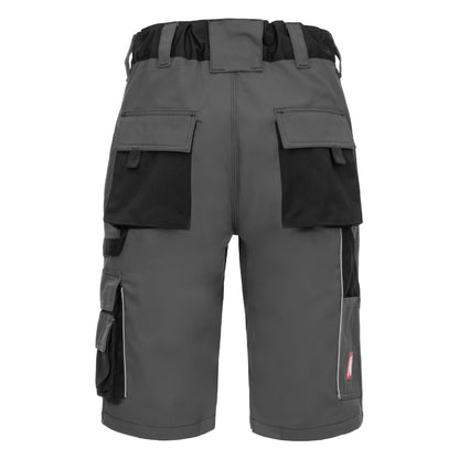 NITRAS MOTION TEX PLUS, pantaloni da lavoro, corti, grigio/nero