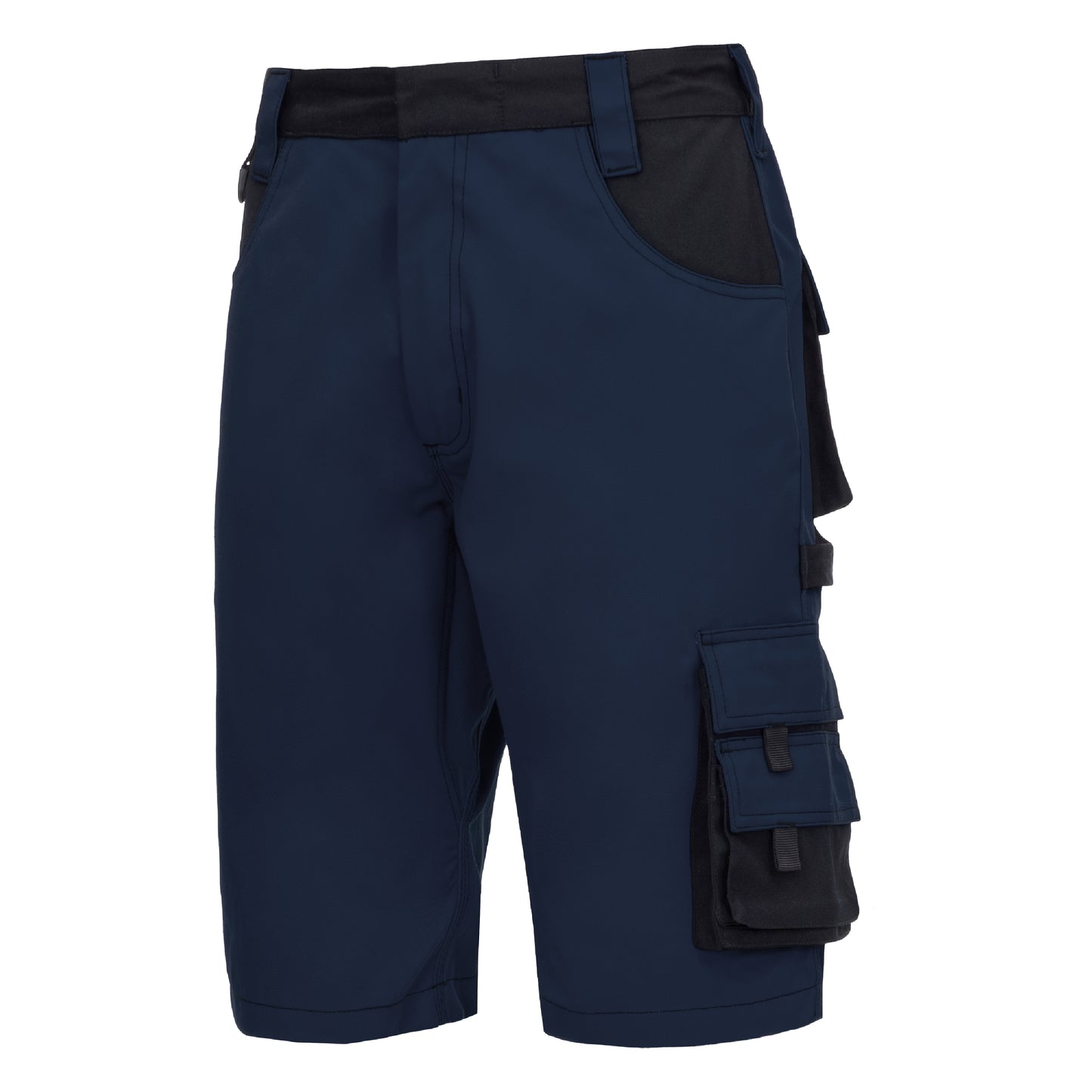 NITRAS MOTION TEX PLUS, pantaloni da lavoro, corti, blu navy/nero