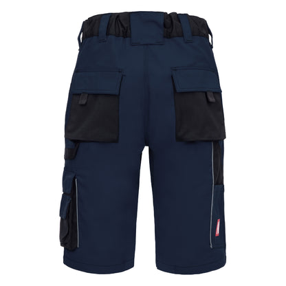 NITRAS MOTION TEX PLUS, pantaloni da lavoro, corti, blu navy/nero