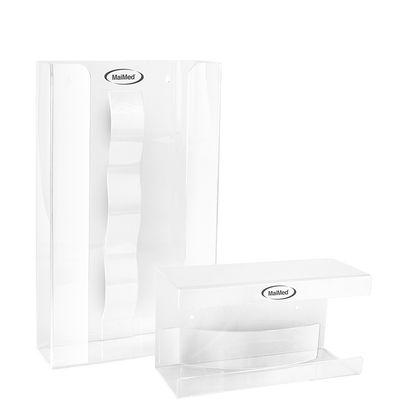 Supporto da parete MaiMed per vani portaoggetti con molla in acrilico - dimensioni: 246x106x135mm - confezione da 1 | Confezione (1 pezzo)