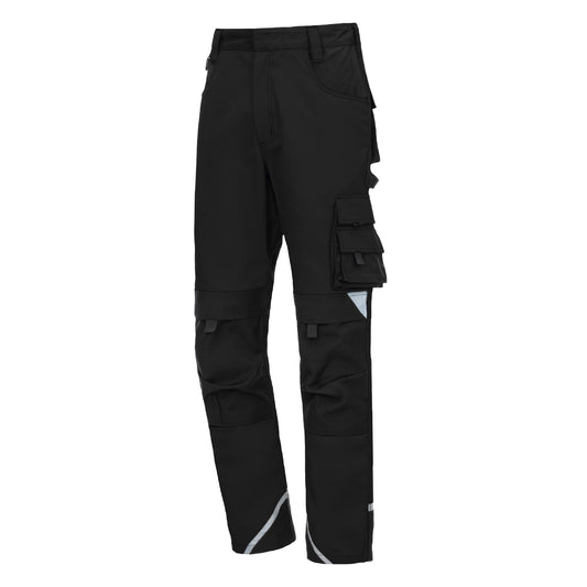 NITRAS MOTION TEX PLUS, pantaloni da lavoro, lunghi, neri