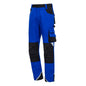 NITRAS MOTION TEX PLUS, pantaloni da lavoro, lunghi, blu royal/nero