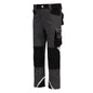 NITRAS MOTION TEX KIDS, pantaloni da lavoro, lunghi, grigio/nero