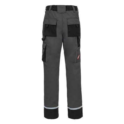NITRAS MOTION TEX PLUS, pantaloni da lavoro, lunghi, grigio/nero