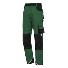 NITRAS MOTION TEX PLUS, pantaloni da lavoro, lunghi, verde/nero