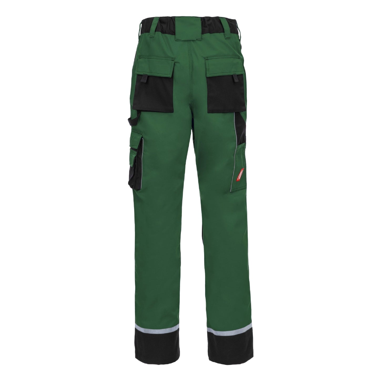NITRAS MOTION TEX PLUS, pantaloni da lavoro, lunghi, verde/nero