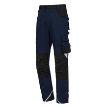 NITRAS MOTION TEX PLUS, pantaloni da lavoro, lunghi, blu navy/nero