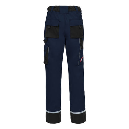 NITRAS MOTION TEX PLUS, pantaloni da lavoro, lunghi, blu navy/nero