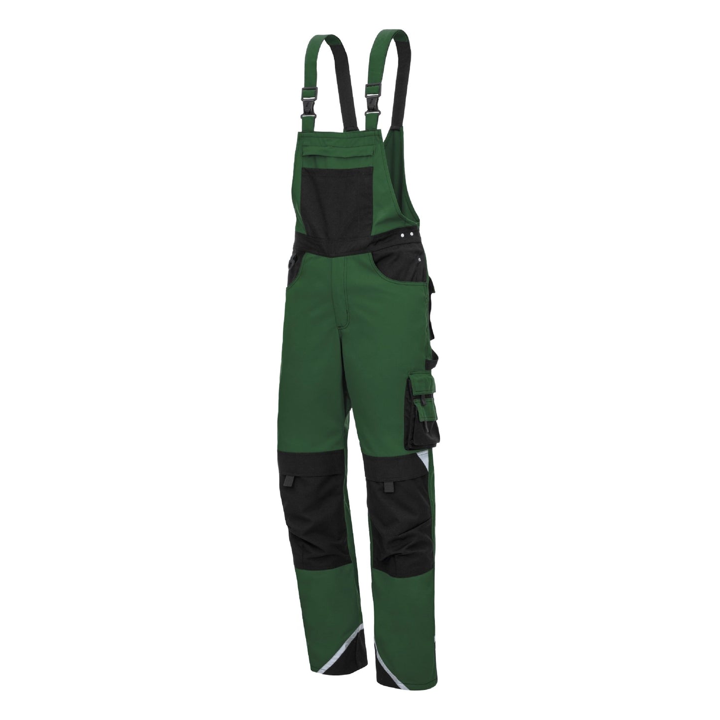 NITRAS MOTION TEX PLUS, salopette, verde/nero