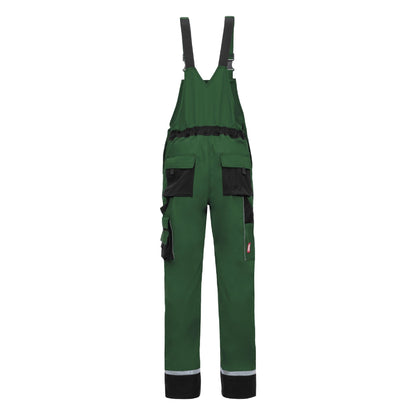 NITRAS MOTION TEX PLUS, salopette, verde/nero
