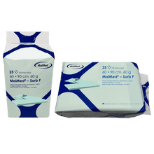 Cartella clinica MaiMed-Sorb F, scaglie di cellulosa non sterili, 60x90 cm, 60 g, 4x25 pezzi/scatola | Scatola (100 pezzi)