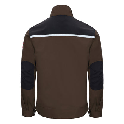 NITRAS MOTION TEX PLUS, giacca da lavoro, marrone/nera