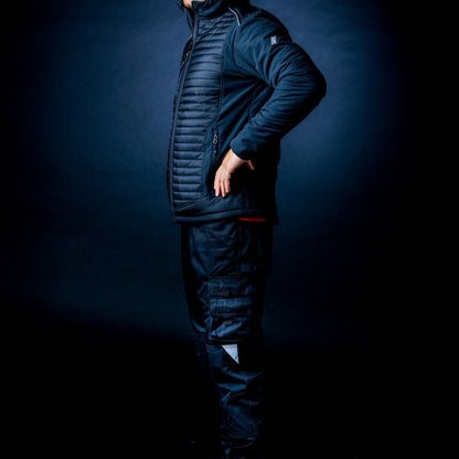 NITRAS MOTION TEX PLUS, giacca softshell trapuntata, nera