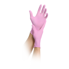 MaiMed-solution 100 guanto rosa non sterile, senza polvere, senza lattice, blu, 100 pezzi/scatola