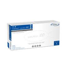 Guanti MaiMed-solution 100 senza lattice, blu viola, non sterili senza polvere, 100 pezzi/scatola