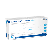 Guanti monouso in nitrile MaiMed ni-touch 100 pezzi/scatola
