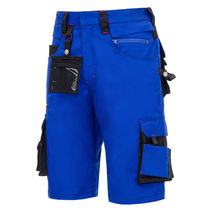 NITRAS MOTION TEX PRO FX, pantaloni da lavoro, corti, blu royal/nero