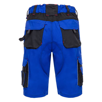 NITRAS MOTION TEX PRO FX, pantaloni da lavoro, corti, blu royal/nero