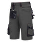 NITRAS MOTION TEX PRO FX, pantaloni da lavoro, corti, grigio/nero