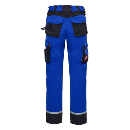 NITRAS MOTION TEX PRO FX, pantaloni da lavoro, lunghi, blu royal/nero