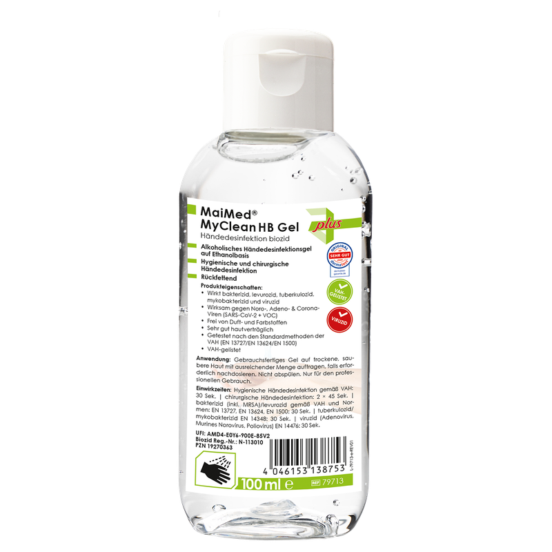 MaiMed MyClean HB Gel 100 ml/flacone | Bottiglia (500ml)