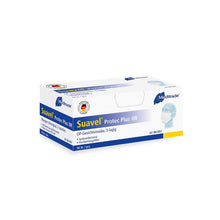 Maschera Suavel® Protec Plus IIR MPSOP con elastici auricolari, verde | Confezione (50 pezzi)