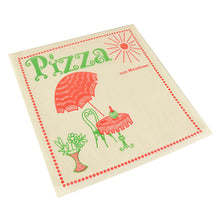 Le tasche per pizza Pergamin 30x30 cm della PAPSTAR GmbH sono dotate della scritta rosso-verde "Cafeteria", della grande scritta "Pizza" e della scritta "da asporto". Resistenti al grasso e ideali per pizza da asporto. Confezione da 100 pezzi, confezionati in pellicola termoretraibile.