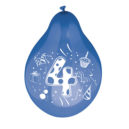 I 6 palloncini numerici Ø 25 cm, assortiti per colore, della PAPSTAR GmbH si distinguono per il loro design festivo - ideali per feste di compleanno. Ogni palloncino è decorato con una grande stampa numerica bianca ed è disponibile in vari colori.