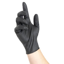 NITRAS TOUGH GRIP LIGHT, guanti monouso in nitrile, neri