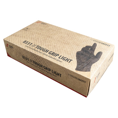 NITRAS TOUGH GRIP LIGHT, guanti monouso in nitrile, neri