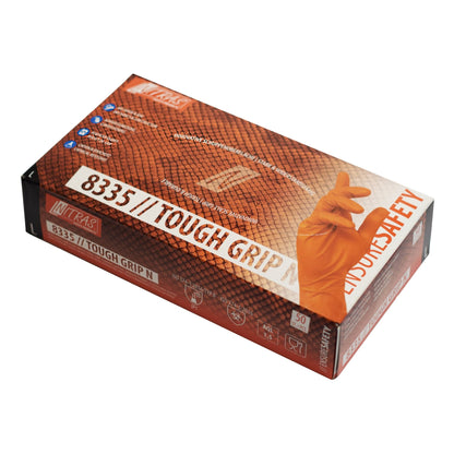 NITRAS TOUGH GRIP N, guanti monouso in nitrile, arancio