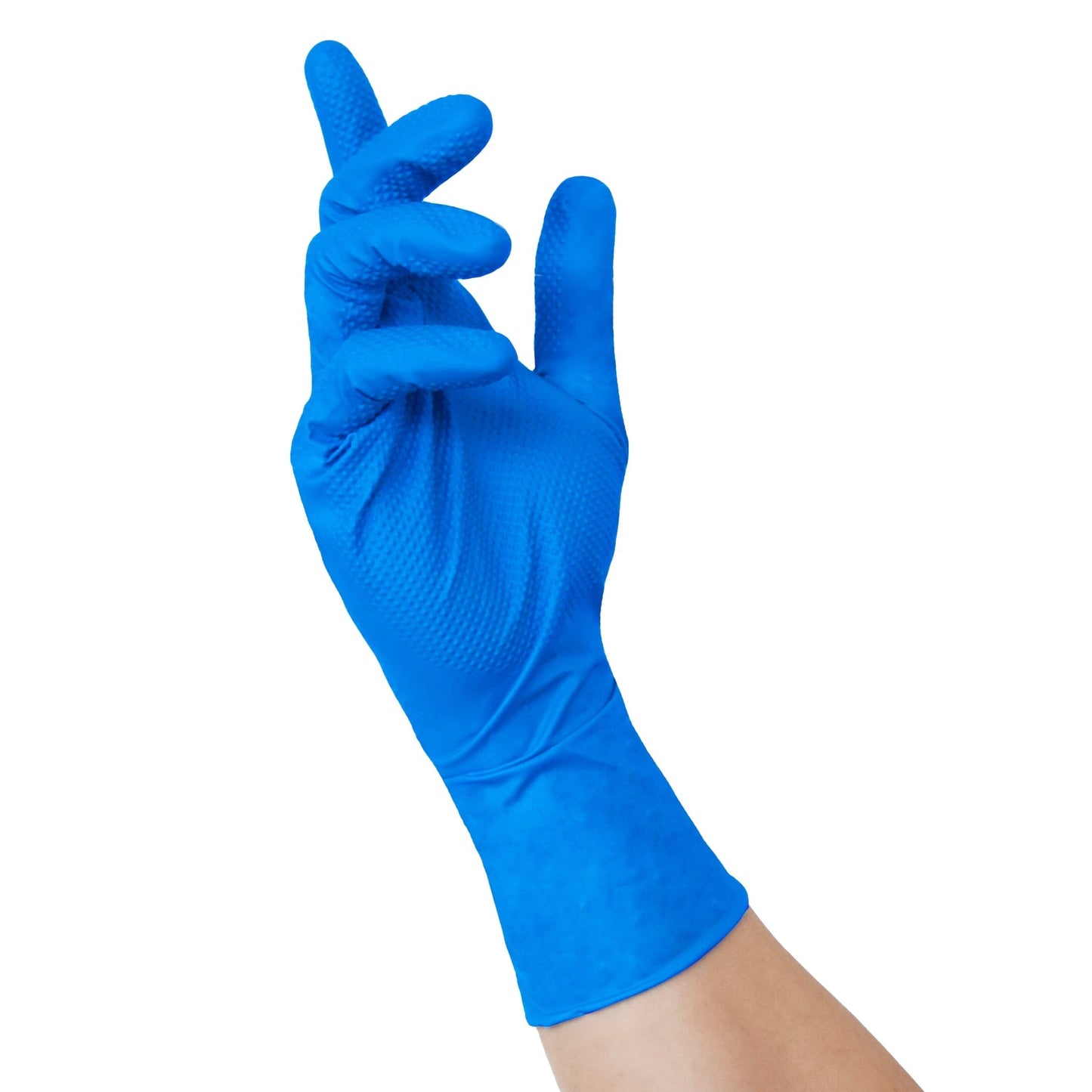 NITRAS TOUGH GRIP N 300, guanti monouso in nitrile, blu