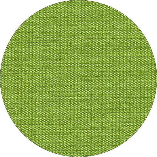 Un motivo circolare in tessuto verde chiaro mostra la texture della tovaglia Starpak, simile al tessuto, Vlies "soft selection plus" - ideale per una tovaglia durevole e simile al tessuto.