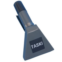 La bocchetta manuale per TASKI aquamat di Diversey Deutschland GmbH & Co. OHG è un ugello per la pulizia dei tappeti grigio con apertura ampia e piatta e attacco cilindrico - ideale per una pulizia efficiente (confezione: 1 pezzo).