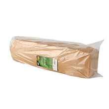 Un set di 50 scatole per il pranzo della PAPSTAR GmbH in una confezione di cartone marrone "pura" è completamente chiusa, dotata di un'etichetta frontale con codice a barre e raffigurata su sfondo bianco.