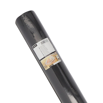 Un primo piano di una tovaglia Starpak, simile al tessuto Airlaid (20 m x 1,2 m) di Starpak, con un'etichetta bianca con testo e immagini di cibo, che evidenzia la sua superficie resistente e facile da pulire, ideale per la preparazione di cibi o per la cottura al forno.