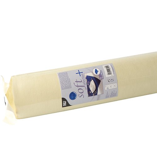 La tovaglia Starpak, simile al tessuto, in tessuto non tessuto "soft selection plus", è una tovaglia cremosa e morbida con confezione blu e bianca - ideale come tovaglia durevole per una tavola apparecchiata in modo elegante e durevole.