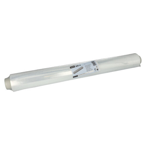 La pellicola trasparente Starpak 300 m x 60 cm sfusa (1 pezzo) è una pellicola trasparente su un nucleo di cartone con un'etichetta centrale bianco-grigia per una facile informazione. Perfetto da Starpak per mantenere freschi gli alimenti e resistente agli strappi per un uso sicuro.
