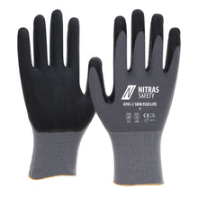 NITRAS SKIN FLEX LITE, guanti da montaggio, grigio/nero