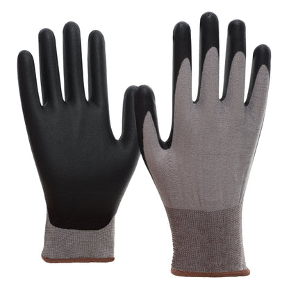 NITRAS SKIN CLEAN, guanti da montaggio, grigio/nero