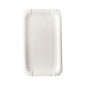 Il PAPSTAR piatto di cartone rettangolare 13x20 cm, bianco, "pure" (12 pezzi) della PAPSTAR GmbH offre una variante rettangolare ed ecologica con bordi ondulati e angoli arrotondati - ideale per servire in modo festoso.