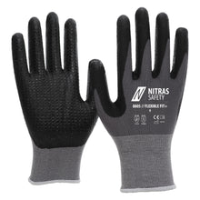 NITRAS FLEXIBLE FIT+, guanti da montaggio, grigio / nero